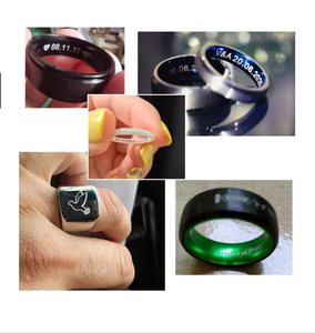 Joyería <span class=keywords><strong>de</strong></span> tungsteno personalizada <span class=keywords><strong>de</strong></span> 6MM y 8MM, anillo con letras personalizadas, anillo <span class=keywords><strong>de</strong></span> boda <span class=keywords><strong>de</strong></span> promesa, bandas <span class=keywords><strong>de</strong></span> compromiso con acabado satinado mate <span class=keywords><strong>de</strong></span> <span class=keywords><strong>oro</strong></span> rosa negro - Product Image 2
