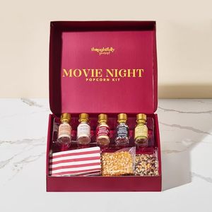 Elegantes <span class=keywords><strong>Popcorn</strong></span>-Geschenkset für Film nächte Gewürze <span class=keywords><strong>Kernel</strong></span> & Mikrowellen-Papiertüten mit durchdacht gestalteten Schalen - Product Image 3
