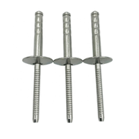 Rivets à percussion en aluminium sur mesure, type tambour, multigrip, rivets aveugles en aluminium haute résistance, multigrip à grande bride, Remaches