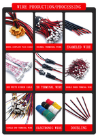 SM Terminal 2.54MM Pria Wanita konektor soket udara PVC 10/20CM 2/3/4/5/6P soket untuk mesin peralatan rumah elektronik