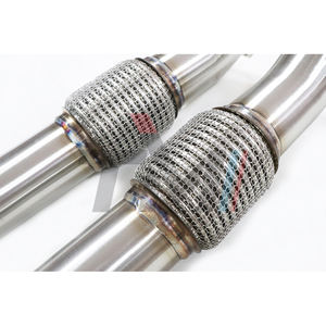 TM PERFORMANCE SS304 Cast 3,5 ''OD 2017 + EA855 EVO2 2,5 <span class=keywords><strong>TFSI</strong></span> Audi <span class=keywords><strong>RS3</strong></span> 8V 8Y TTRS Downpipe - Product Image 4