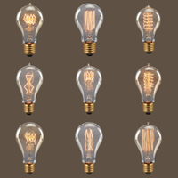 Ampoule rétro Edison E27 220V 40W ST58 ST64 G80 G95 G125 T45 T30 A19 Ampoule à filament incandescente Ampoules vintage Lampe Edison