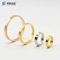 YIWANG Factory Gold Metall Lose blatt Buch Binde ringe für Notebook
