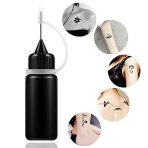 Gel de pigment pour tatouage temporaire 0,5 oz 9 couleurs Encre Jagua Henna Peinture corporelle pour l'art du tatouage coloré - Product Image 4