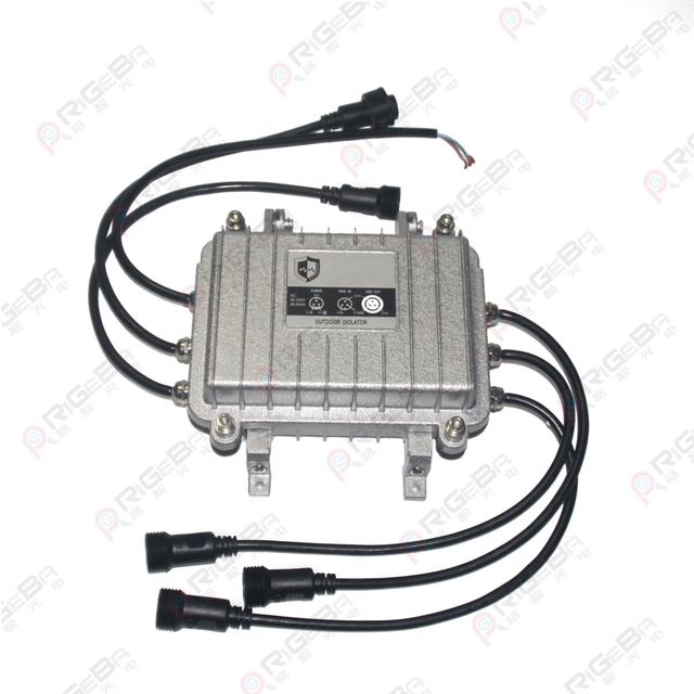 IP65 Waterproof 4-Way Signal Amplifier Outdoor DMX Splitter Distributor for Stage Lights