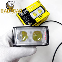 Phares de moto Angel Eye, mini projecteurs de travail, feux de brouillard, ampoules DRL