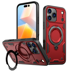 Bolsas y estuches para teléfono móvil Casetrong armadura a prueba de golpes Kickstand cubierta trasera magnética para <span class=keywords><strong>iPhone</strong></span> 17 Pro Max 17air S25 Edge - Product Image 2
