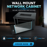 Armoire murale de gros pour la fabrication, support de caméra CCTV, armoire de 450 mm de profondeur, armoire de 600 mm de profondeur, boîtier pour serveur réseau