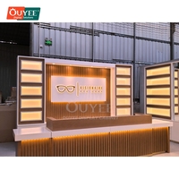 Comptoir de présentation professionnel en bois massif pour boutique, service ODM, pour opticiens