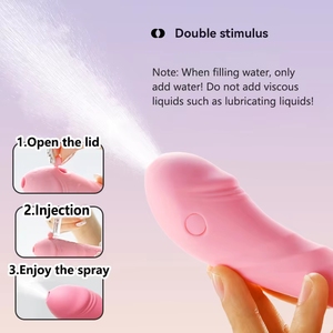 Nuovo Vibratore Indossabile a Forma di Slip con Telecomando e Funzione Spray, Giocattolo per Donna - Product Image 5