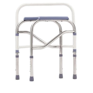 Chaise d'hôpital avec siège de toilette en acier inoxydable pliable pour personnes âgées et handicapées, usage intérieur - Product Image 4