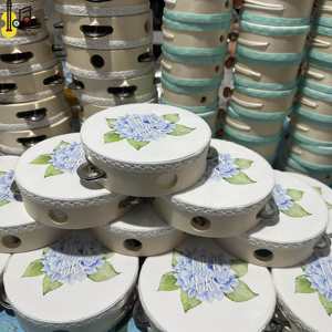 Tambourin de fête de 6 pouces, personnalisable, pour mariage, <span class=keywords><strong>festival</strong></span>, vente en gros, avec design personnalisé par le client - Product Image 4