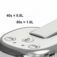 Pompe à eau électrique pliable, 3 interrupteurs, automatique, alimentée par batterie, recharge USB, utilisation portable et pratique, 5 gallons