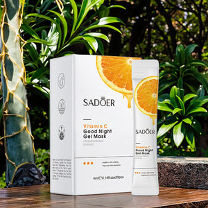 SEOMOU Organique Blanchissant Hydratant Collagène Vitamine C Bonne <span class=keywords><strong>Nuit</strong></span> Gel <span class=keywords><strong>Masque</strong></span> pour Combinaison Grasse Peau Sèche Utilisation Visage Main Nez Corps - Product Image 4