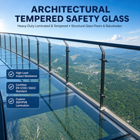 Verre trempé de 10 mm pour piscine extérieure, salle de bain, utilisation sans cadre, balustrade de balcon, clôture de piscine