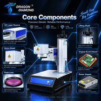 Machine de marquage laser UV compacte et mini, conçue pour les petites entreprises et les ateliers domestiques, gain de place, marquage de différents matériaux