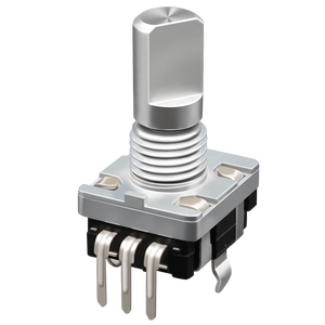 Encodeur rotatif Soundwell EC11 avec arbre métallique et conception de douille filetée - Product Image 2