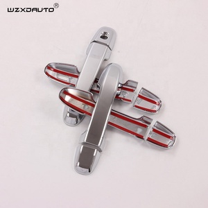 WZXDAUTO Cubierta Cromada ABS Izquierda Derecha para Manija de Puerta Lateral con Orificio Inteligente para Forester 2019-2020 - Product Image 4