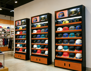Custom Mingtang Baseball Cap Retail Store Shelves <strong>Hat</strong> Display Stand <strong>Rack</strong> for Retail Stores - Product Image 3