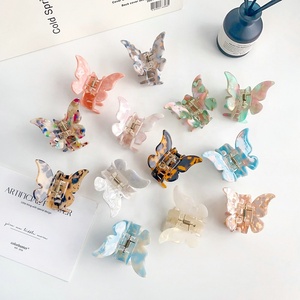 5.5cm Wholesale Korea Ins Cute Bow Hair <strong>Claws</strong> Garra De Pelo Girl Princess Acetate Head <strong>Leopard</strong> Hair Clip - Product Image 2