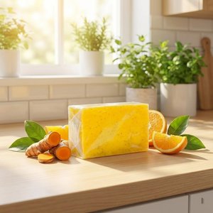 <span class=keywords><strong>Savon</strong></span> en gros <span class=keywords><strong>au</strong></span> curcuma, vitamine C et acide kojique pour éclaircir les taches brunes – Fabricant de <span class=keywords><strong>savon</strong></span> en barre – Faible MOQ 100 pièces 200g - Product Image 5