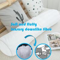 Oreiller de soutien tubulaire rond lavable pour le corps, confortable, pour le soutien des jambes, long, pour enfant, vente en gros