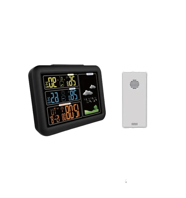 display time and day weather station calendar outdoor home led display smart digital weather station