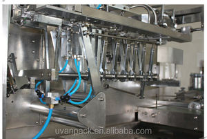 Pesadora Rotativa Multicabezal Integrada con Máquina de Empaque Vertical para Chips de hasta 80 <span class=keywords><strong>BPM</strong></span> - Product Image 4