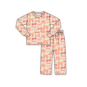 GSSO3757 RTS Ensemble d'été en jean à sequins pour petite fille, motif « Daddy's Girl » rose, vente en gros, ensemble à manches courtes pour enfant - Product Image 5