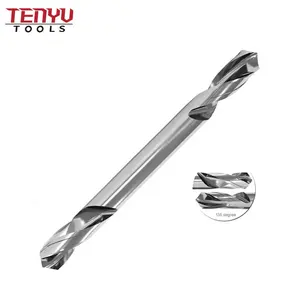 White Steel Metalworking Double End Sided Twist Drill Bit 2.6mm Hss Kit For Metal Drilling