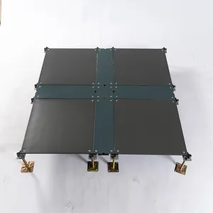 Suelo antiestático personalizado de fábrica Piso de acceso elevado de acero de panel desnudo de red OA de alta calidad