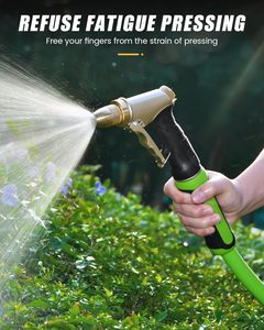 גשם-נקודת גשם כבדה מתכת גן צינור זרבובית בלחץ גבוה לתבניות תרסיס מתכוונן בלחץ גבוה עבור משקה מכונית - Product Image 6