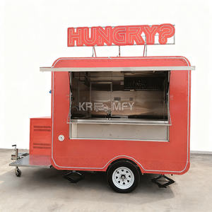 Los productos más vendidos para concesiones: Remolque de comida móvil, carrito de quiosco para venta de hot dogs callejeros, catering rápido, barbacoa, café y helados. - Product Image 5