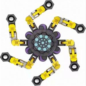 Excellent service – Fidget spinner anti-stress pour enfants, multifonction 3D, avec piste sensorielle rotative et popper en métal - Product Image 6