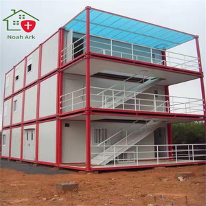 Casa Contenedor Modular Noah Ark de 2 Pisos, Panel Sándwich, Edificio Prefabricado Moderno para Uso Hotelero - Product Image 1