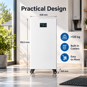 แบตเตอรี่เก็บพลังงานภายในบ้าน 51.2V 16Kwh 48V แบบตั้งพื้น พร้อมระบบ Smart BMS สำหรับสำรองไฟบ้าน - Product Image 5