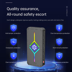 Hifrost ขา5V3 PWM God SYNC 4Pin ตัวควบคุม Arc รีโมทคอนโทรลไร้สาย <span class=keywords><strong>RGB</strong></span> สำหรับพัดลมตั้งโต๊ะคอมพิวเตอร์ - Product Image 5