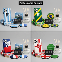 Conception personnalisée # 10 designs de coques de téléphone personnalisées pour fans de football argentin pour iPhone 18 Pro Max avec boîte cadeau, fabrication OEM, livraison directe