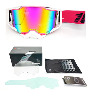 Occhiali da Motocross ARMAGE con Lenti in TPU e Montatura Completa in PC, Visiere per Sport All'aperto, Corse e Guida, Set con Scatola Nera - Product Image 3