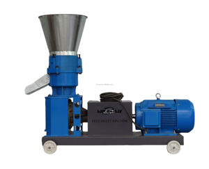 Mini macchina a Pellet per allevamento fabbrica di allevamento mangime per pesci monofase capacità 150 kg/h per grani di lolla di riso estrusore 220V - Product Image 1