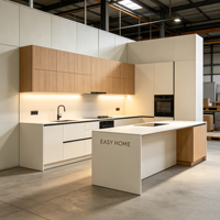 Meubles de cuisine modulaires préfabriqués de luxe style Shaker