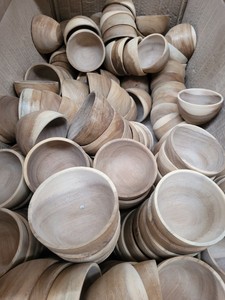 Bol en bois naturel le plus vendu |   Ensemble de bols à salade et à fruits écologiques et adaptés aux aliments - Product Image 6