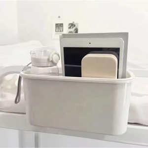 Home Bed Bedside Student Dormitory <b>Kitchen</b> Mobile Phone Storage Rack Garbage <b>Bin</b> Wall Mounted Storage Trash Can Storage Bucket - Product Image 2