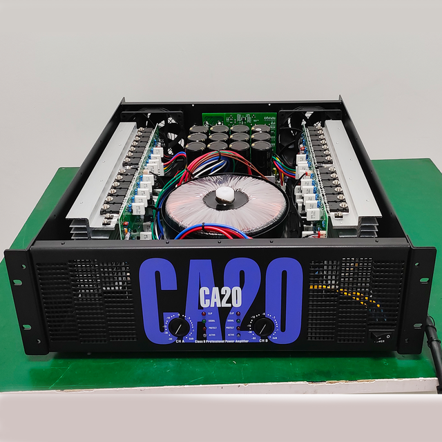 CA12 CA18 CA20 CA30 Professional Stage Power Amplifiers (2x1300W Class H), Suitable for Outdoor Concerts and Parties.