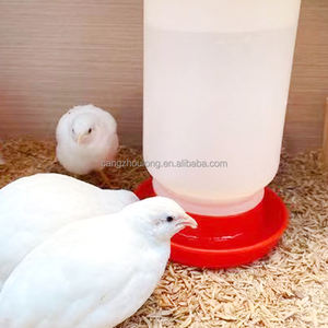 Kit de Comedero y Bebedero <span class=keywords><strong>para</strong></span> Pollitos YZB, Juego de Recipientes de Plástico <span class=keywords><strong>para</strong></span> Aves de Corral, <span class=keywords><strong>Pollos</strong></span>, Patos, Palomas, Codornices y Pájaros - Product Image 6