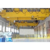 Grue aérienne à double faisceau à double chariot modèle QE de haute qualité 30T + 30T adaptée aux objets longs