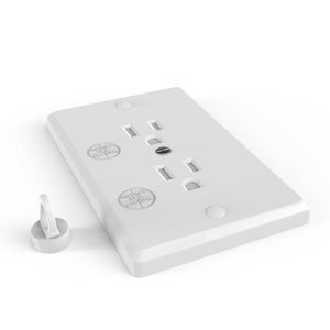 ตัวป้องกันปลั๊กไฟ PGS OL014 สำหรับเด็ก ฝาครอบแม่เหล็กป้องกันเด็ก มาตรฐาน EN71 ติดตั้งง่าย - Product Image 3