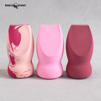 Éponges de maquillage Beauty Planet en gros, éponges multicolores pour le visage, éponge douce pour le fond de teint, le correcteur, le maquillage liquide, lavable, mélangeur de maquillage