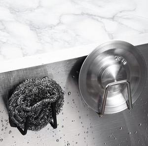 Porta-spugna da <span class=keywords><strong>cucina</strong></span> con 304 autoadesiva in acciaio inossidabile nuovo Design per lavello da <span class=keywords><strong>cucina</strong></span> - Product Image 3