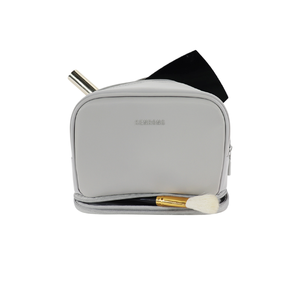 OEM ODM Solid PU LED <b>Makeup</b> <b>Case</b> Zipper Closure Capacity Travel <b>Makeup</b> Organizer Cosmetic <b>Case</b> with LED Mirror Storage Bag - Product Image 1
